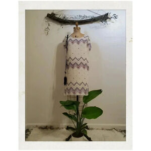 Cream Lightweight Soft Cotton Boho Travel Boxy Coverup Tunic Beach Dress